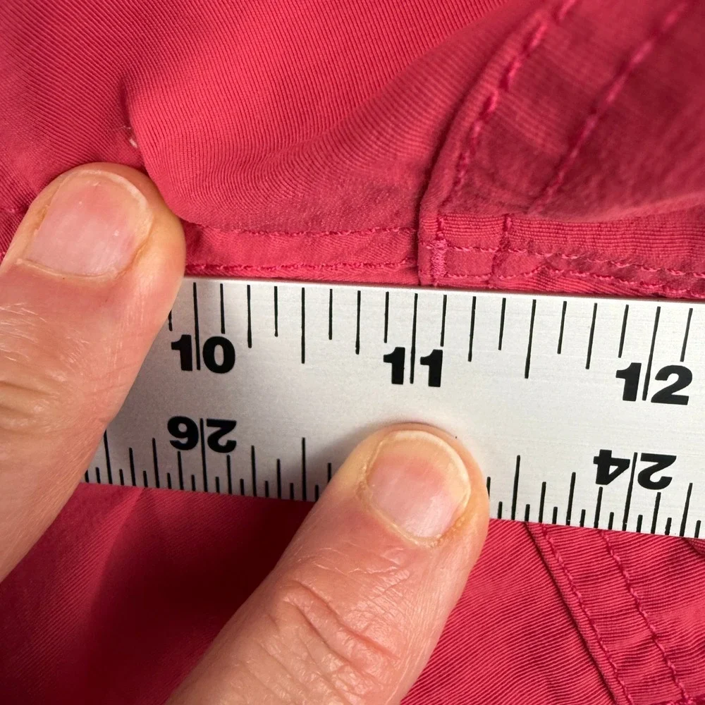 ALPINE DESIGN Pull-On Hiking Shorts Womens M Pink Pre-Washed Activewear Casual‎